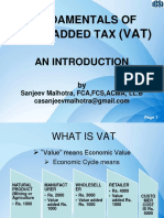 Fundamentals of Value Added Tax: An Introduction