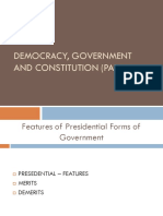 Democracy, Government and Constitution (Part Ii)