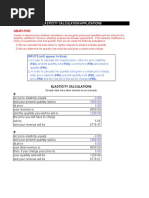 Objective:: Elasticity Calculation Applications