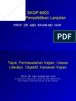 Kuliah Tajuk Permasalahan Ulasan Literatur Objektif, Kawasan Kajian-Edited-July 2010-Complete