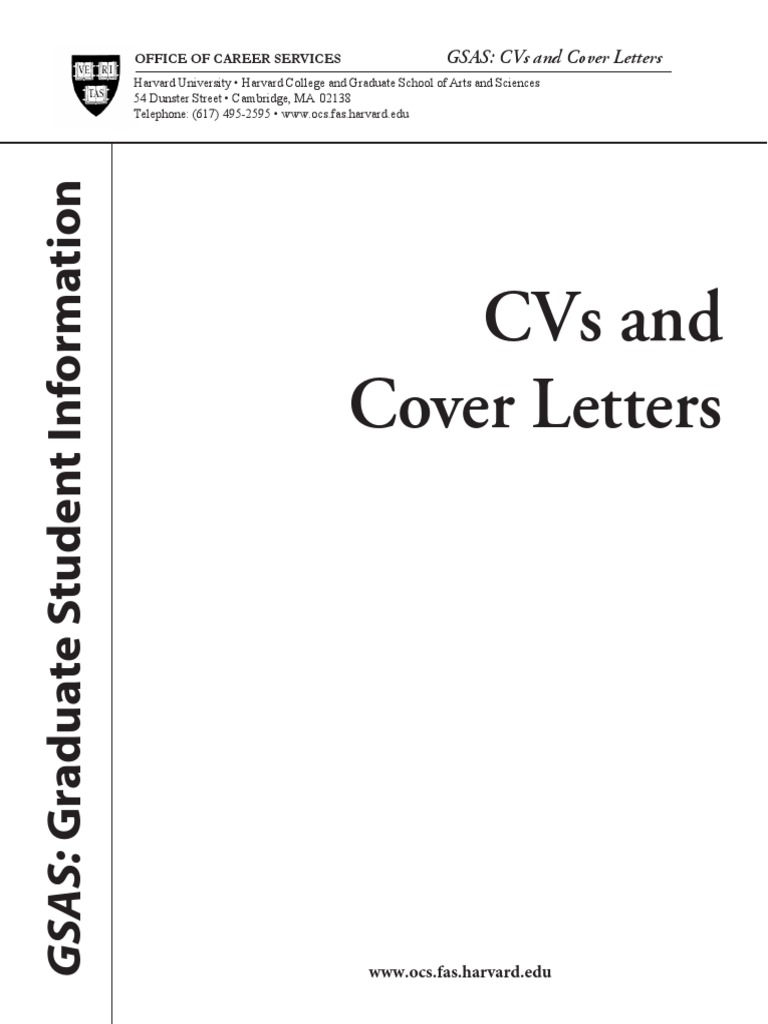 Harvard University Cover Letter Examples - 200+ Cover ...