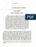 Auditory-Visual and Visual-Visual Equivalence Relations in Children