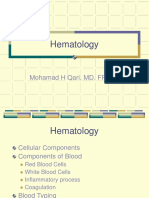 Hematology: Mohamad H Qari, MD, FRCPA