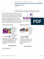 National Intimate Partner and Sexual Violence Survey (NISVS) - Funded Programs - Violence Prevention - Injury Center - CDC