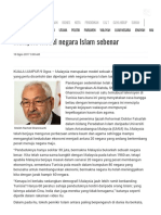 Malaysia Model Negara Islam Sebenar - Nasional - Utusan Online