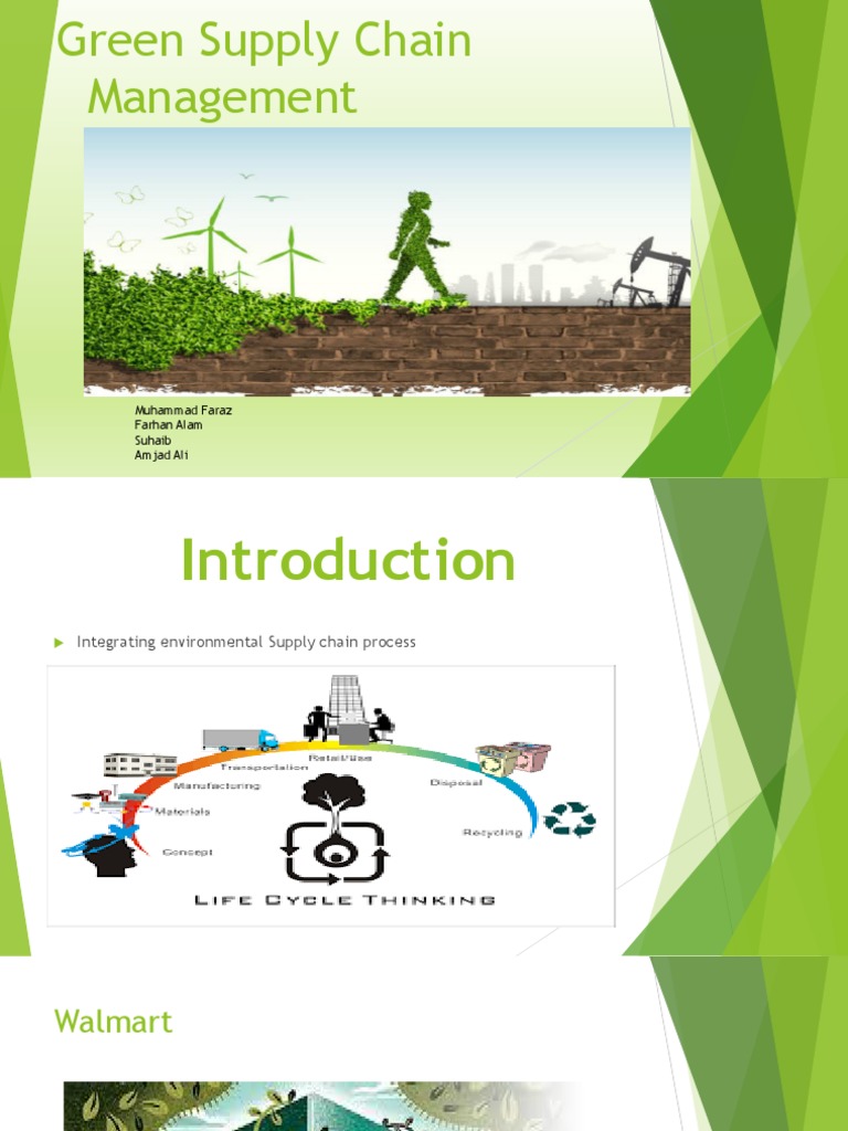 Walmart's Green Supply Chain Strategies | PDF | Life Cycle Assessment ...