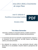 Politica Economica 2014-2016 y Crecimiento de Largo Plazo - 2016