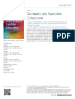 Geostationary Satellites Collocation