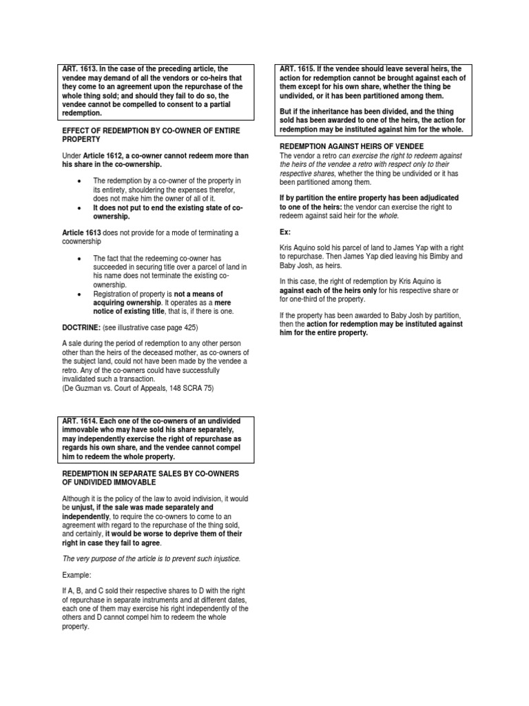 The Heirs of The Vendee A Retro With Respect Only To Their Respective