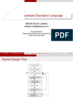 VHDL-A Hardware Discription Language: Manish Kumar Jaiswal Manish - Iitm@yahoo - Co.in