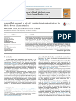 Journal of Rock Mechanics and Geotechnical Engineering: Mohamed A. Ismael, Hassan F. Imam, Yasser El-Shayeb