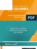 Rendición de Cuentas SENA Regional Cauca