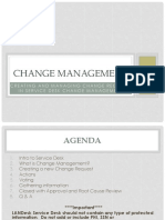 Change Management: Creating and Managing Change Requests in Service Desk Change Management