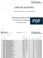 Concurso de docentes para Inglês no 1o Ciclo do Ensino Básico