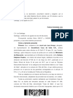 Rol 46570-2017 Corte de Apelaciones de Santiago