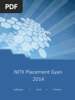 NITK Placement Gyan 2014 PDF