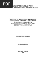 Aspectos Da Biologia de Parasitoides Mynenoptera e Diptera Associados a Brassolis
