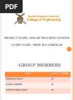 Sun Tracking System Project