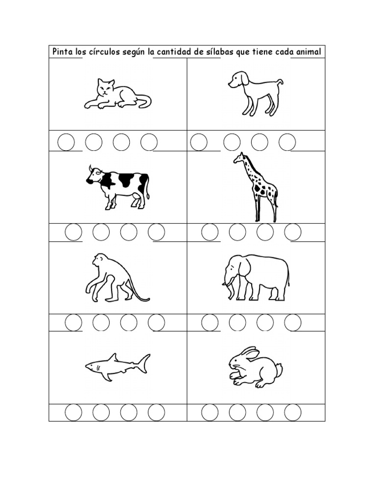 Actividades de Segmentación Silábica | PDF | Artes del Lenguaje y ...