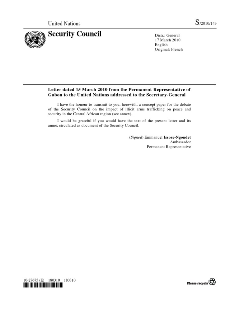 Illicit Arms Trafficking in Central Africa | PDF | United Nations ...