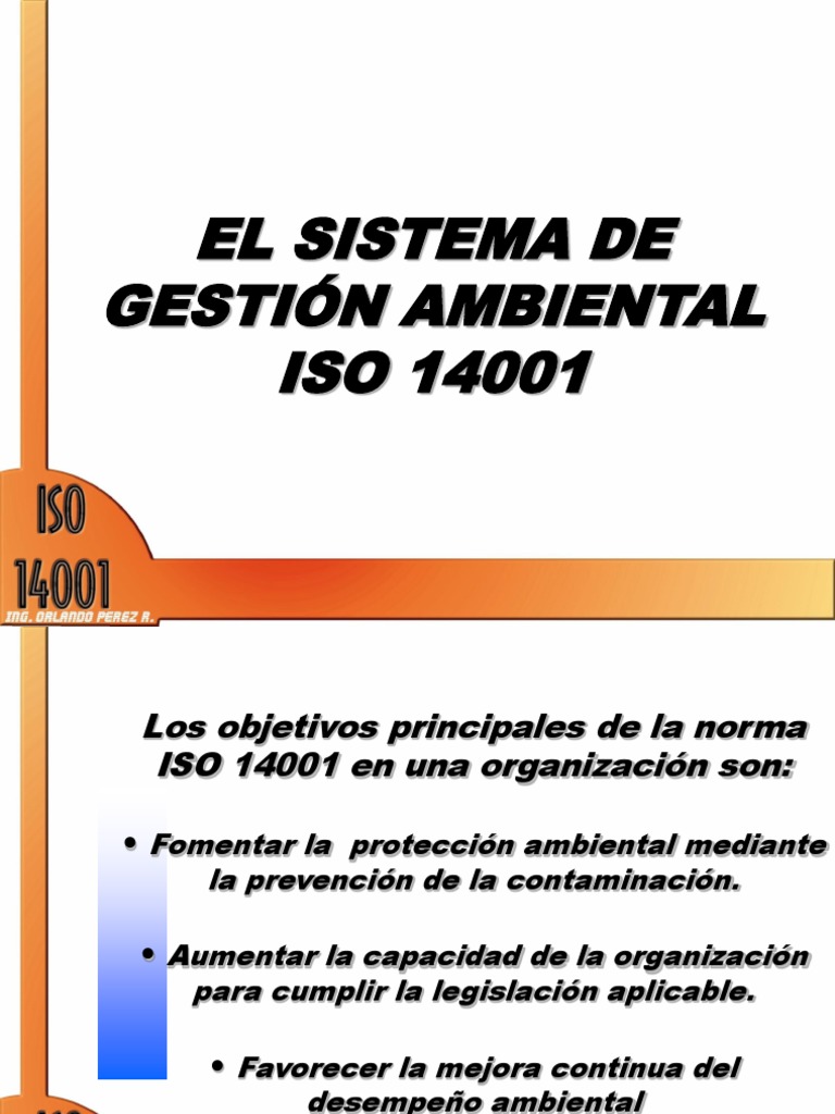 Sistema de Gestión Ambiental - IsO 14001 | PDF | Residuos | Planificación