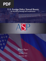 U.S. Foreign Policy Toward Russia