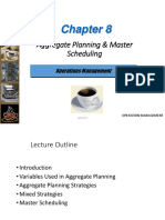 Aggregate Planning & Master Scheduling: Operations Management