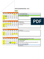 Poli USP - Calendário Quadrimestral 2016