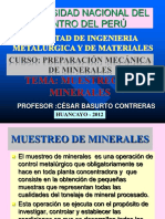 Muestreo de Minerales