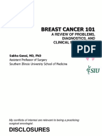 Breast Cancer 101: A Review of Problems, Diagnostics, and Clinical Management