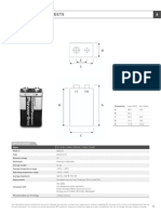Panasonic Industrial Alkaline Battery - Data Sheet