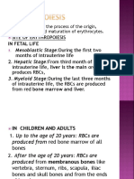 Erythropoiesis