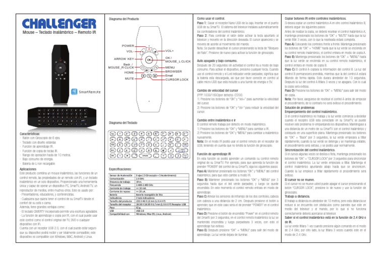 Manual Control Android PDF | Control remoto |