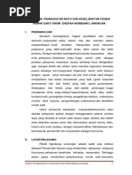 Panduan Indikator mutu