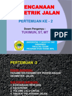 Materi 2 Parameter Perencanaan Jalan