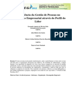 Gestão de Pessoas, Liderança e Desempenho Organizacional