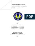 Kelompok 1 - Pendugaan Rata-Rata Populasi (Pertemuan 9)