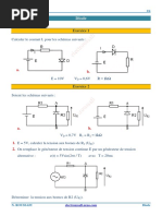 Exercices Electronique