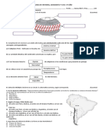 Prueba de geografía y clima de América