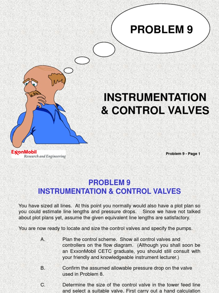 Control Valve Sizing and Control Scheme | PDF | Valve | Instrumentation