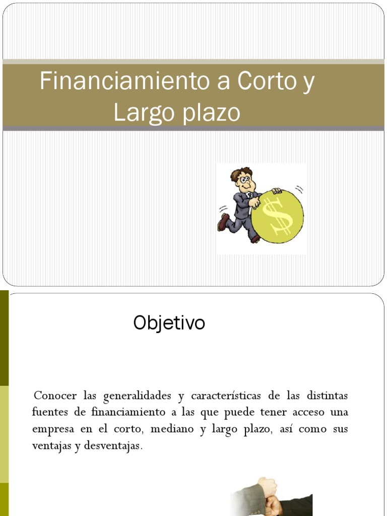 Financiamiento A Corto y Largo Plazo | PDF | Deuda | Business
