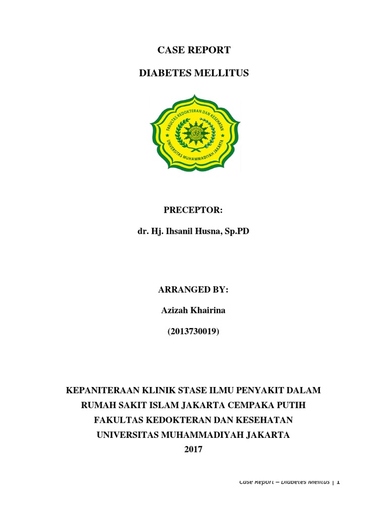 Case Report Diabetes Mellitus Download Free PDF Insulin