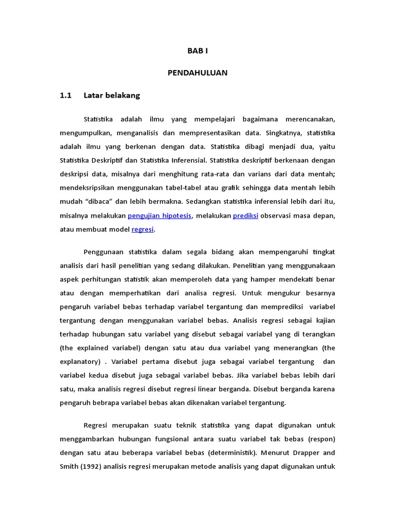 346361899 Makalah Analisis Regresi Berganda 1 Doc
