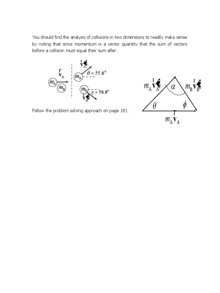 Two-Dimensional Collision Analysis | PDF