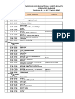 Jadwal Diklatsar 17