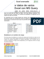 Consolidar Datos de Varios Libros de Excel Con MS Query