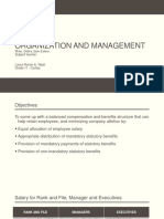 Organization and Management