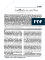 Barriers Prenatal Care For Low-Income: Articles To