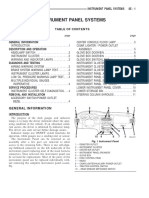 Chrysler Neon 2000 - Instrument Panel Systems