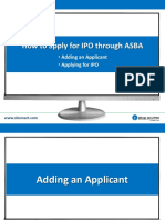 How To Apply For IPO Through ASBA